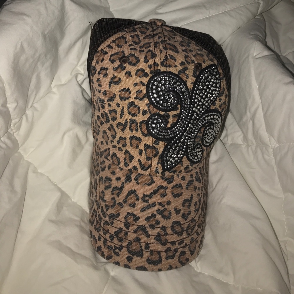 Bling Leopard Trucker Hat